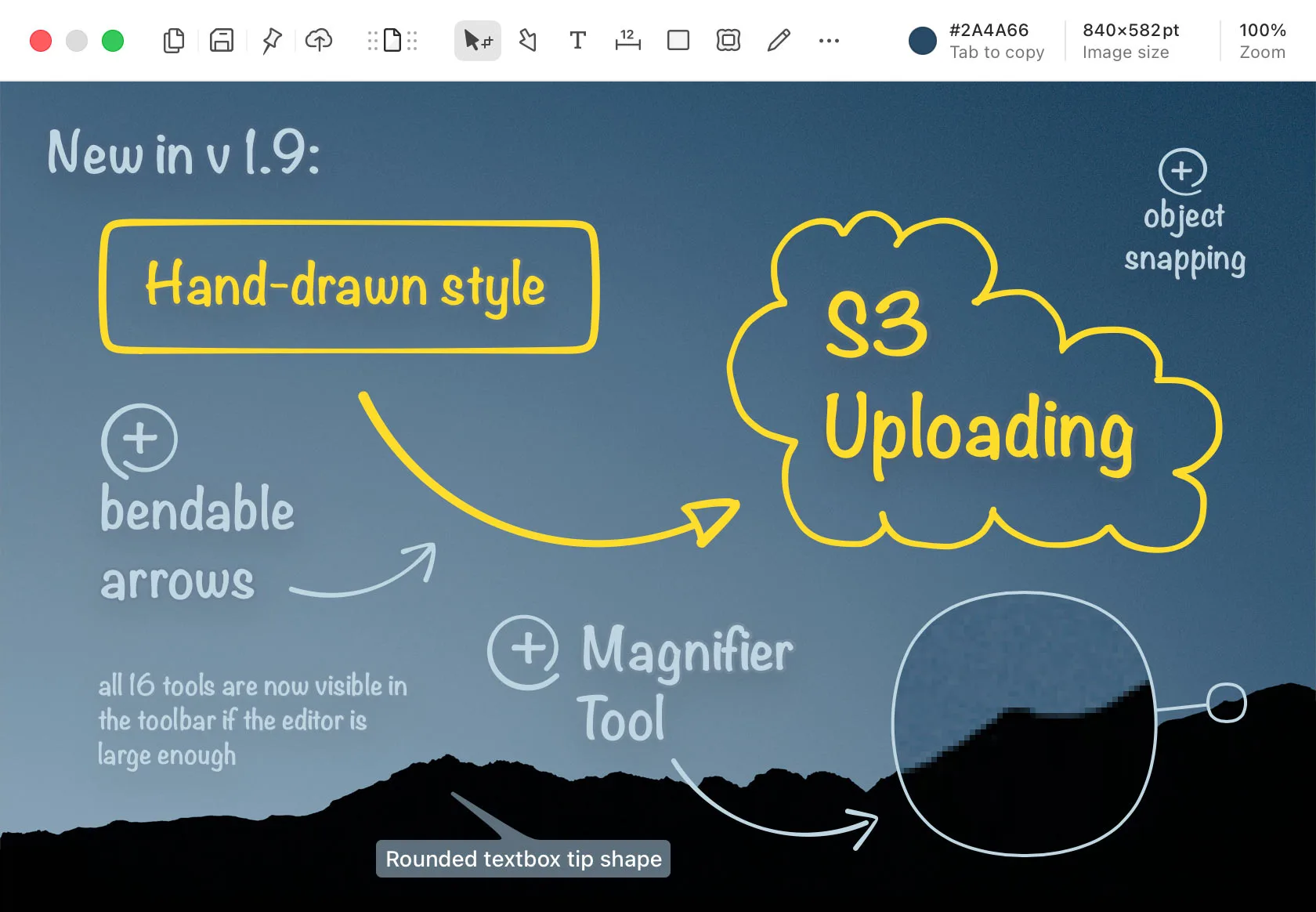 Shottr: Lightweight screenshot tool with annotations, scrolling capture, OCR, a screen ruler and color picker (2 of 3)