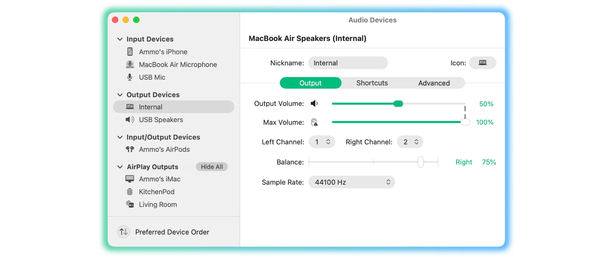 SoundSource: Menu bar audio control with per-app volume, output routing, EQ and AirPlay streaming (3 of 5)