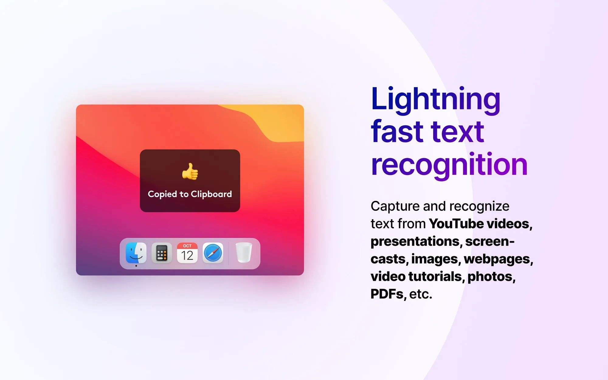 TextSniper: Grab text from anything on screen, like videos, PDFs and images, and copy it to your clipboard (2 of 7)