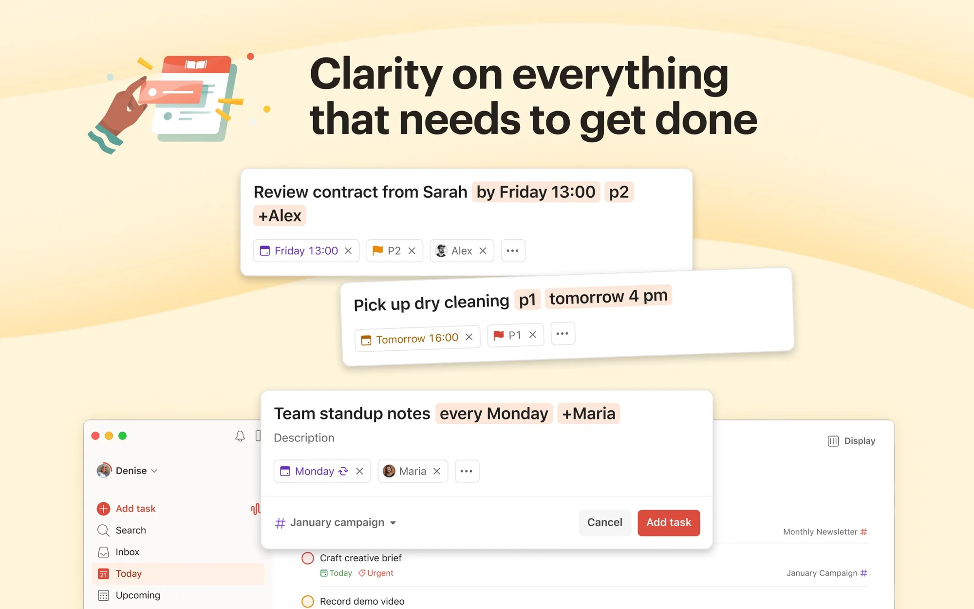 Todoist: Cross-platform task manager with natural-language Quick Add, projects and sharing (2 of 8)