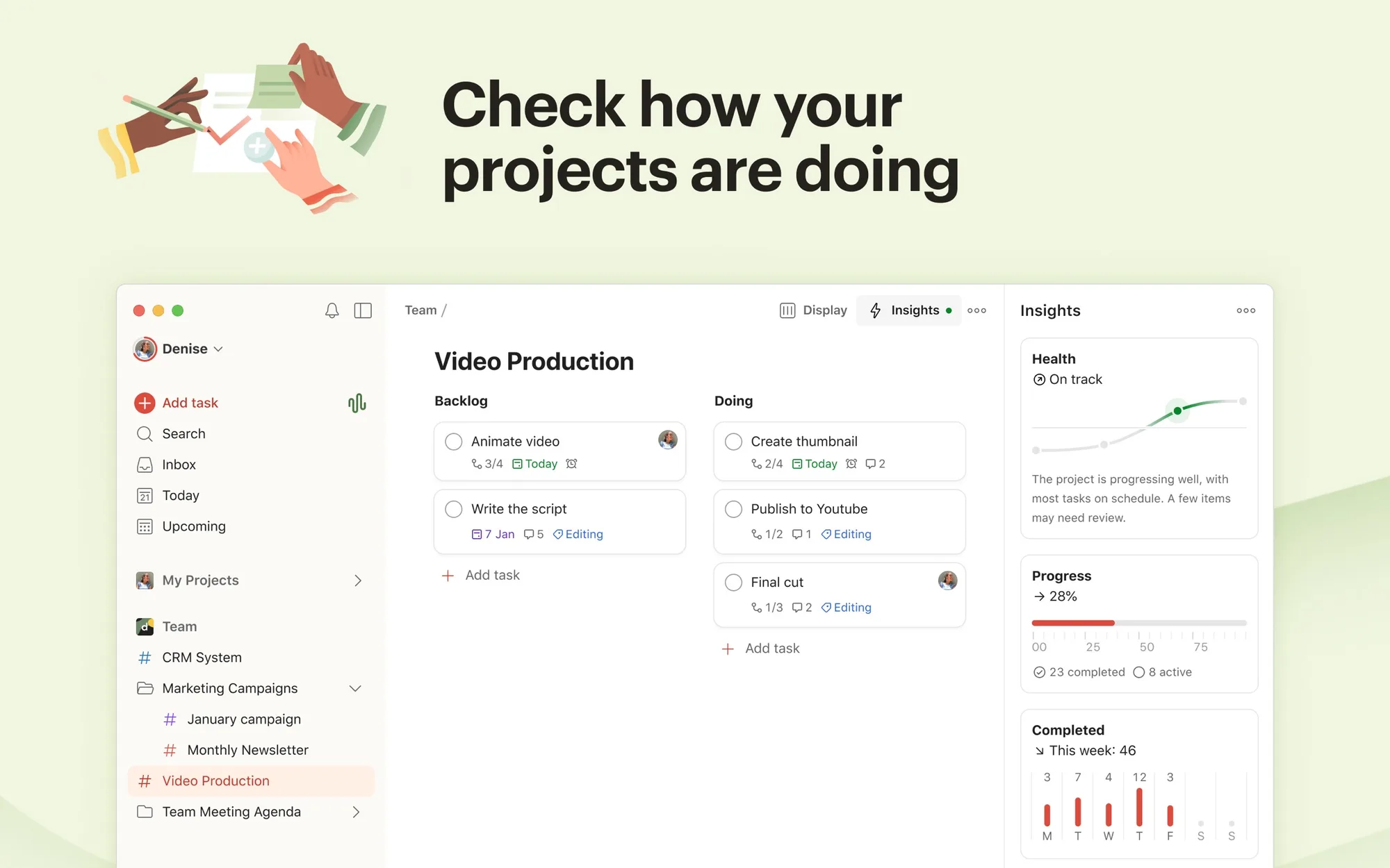 Todoist: Cross-platform task manager with natural-language Quick Add, projects and sharing (4 of 8)