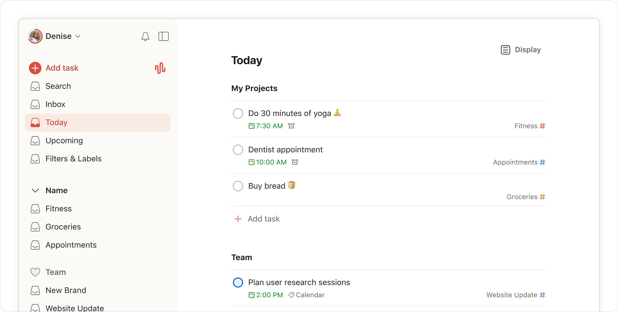 Todoist: Cross-platform task manager with natural-language Quick Add, projects and sharing (8 of 8)