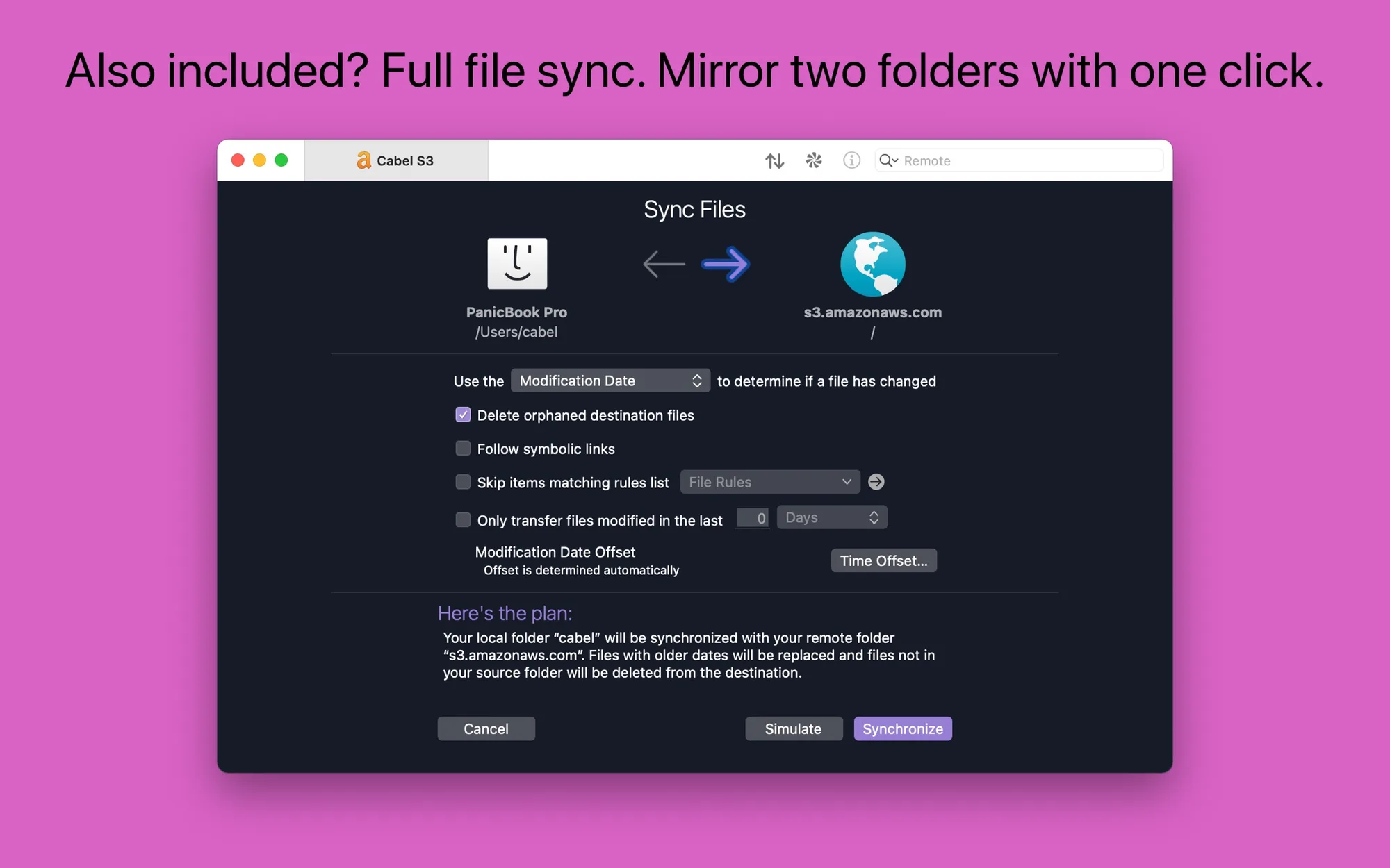 Transmit: File transfer app for FTP, SFTP, WebDAV, S3 and cloud services, with sync (4 of 8)