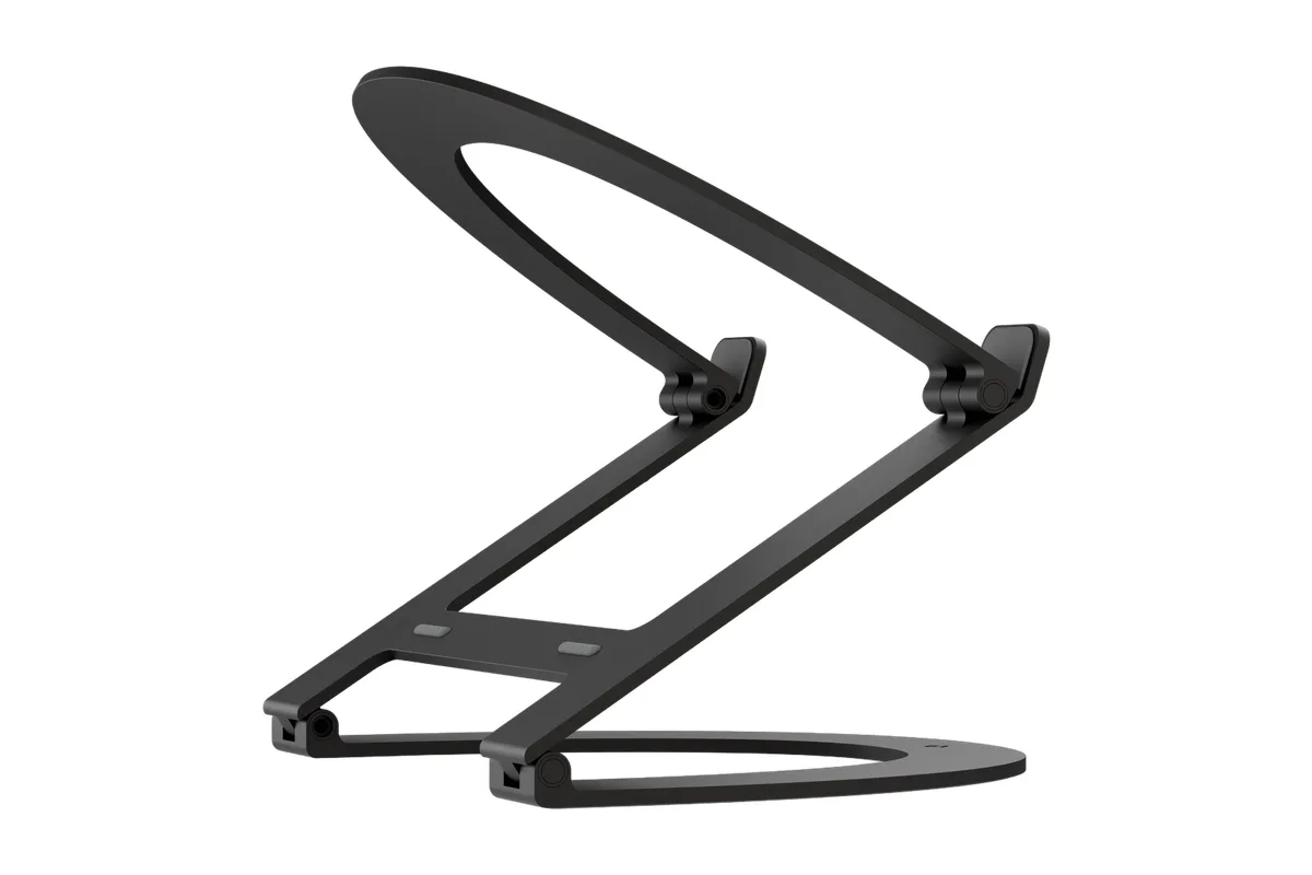 Twelve South Curve Flex: Foldable aluminum MacBook stand that raises your screen to eye level and folds flat for travel