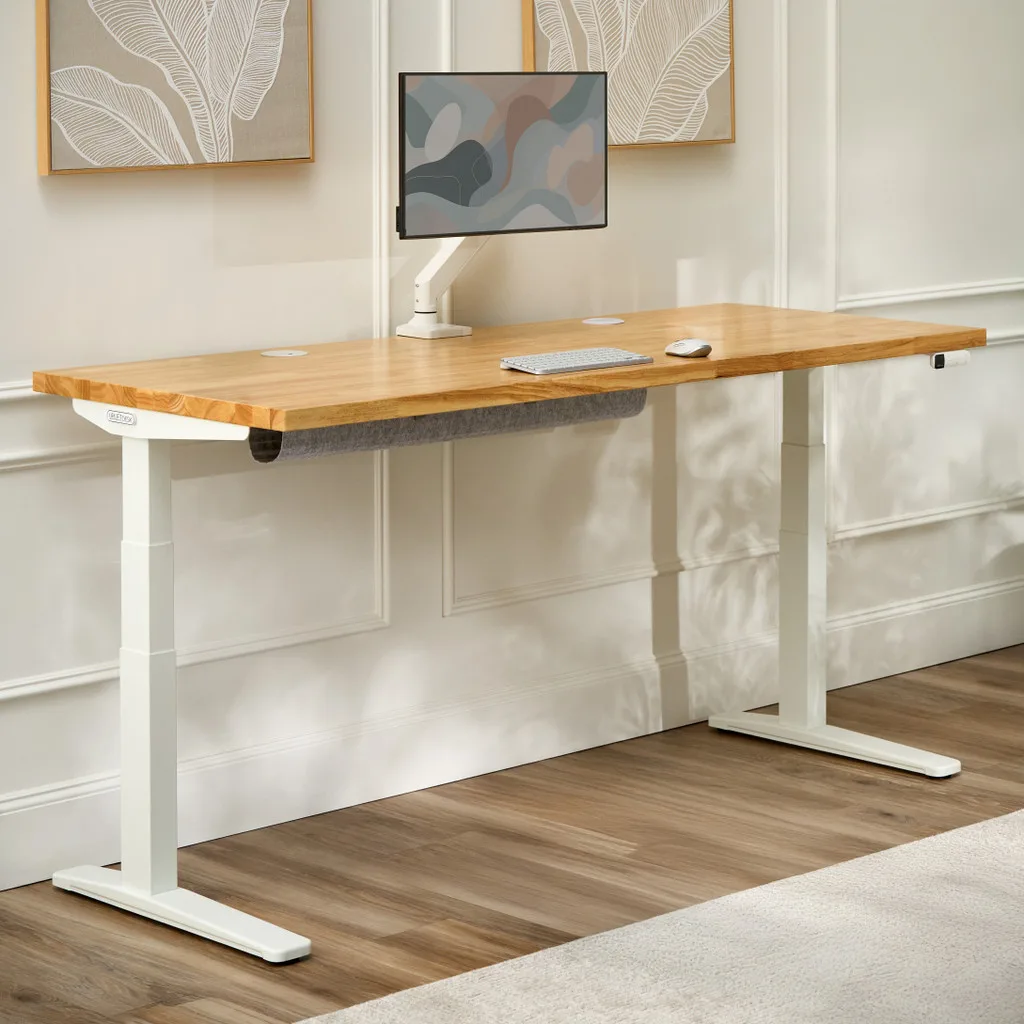 UPLIFT V3 Standing Desk: Electric standing desk with a 22.6 to 48.7 inch height range, many desktop options and cable management (4 of 4)