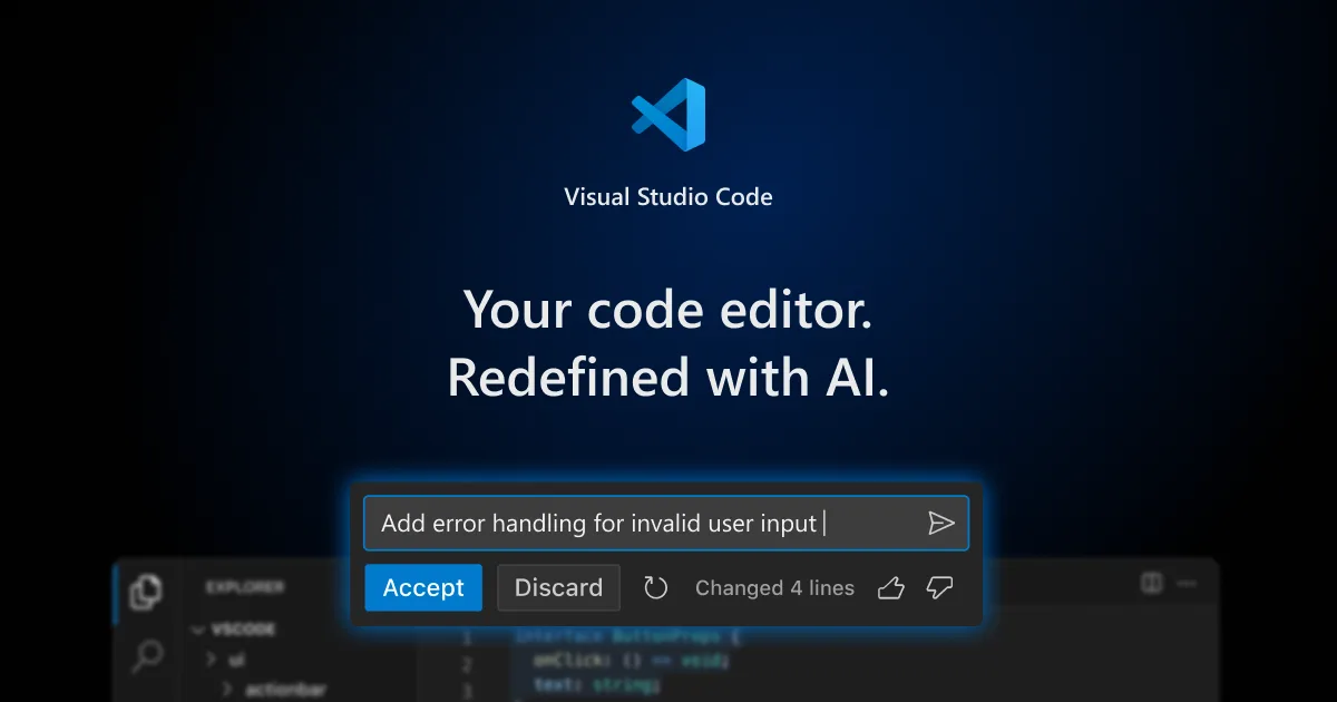 Visual Studio Code: Free, open source code editor from Microsoft with built-in AI coding agents (6 of 6)
