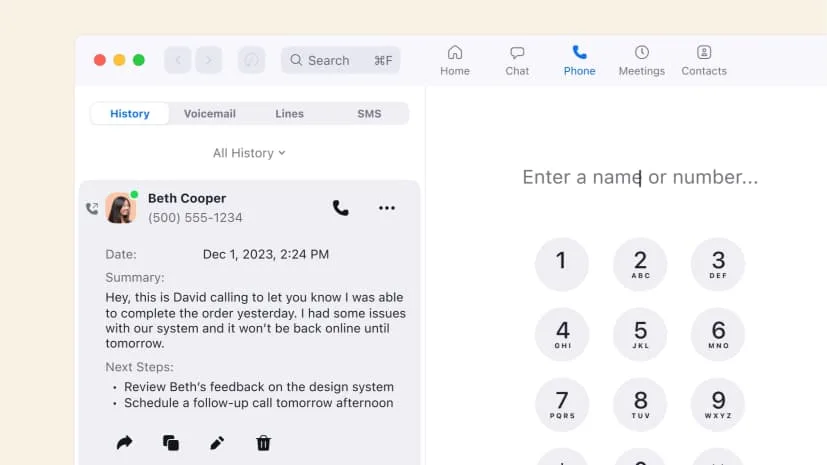Zoom Workplace: Video meetings, team chat, whiteboards and phone in one app, with an AI Companion for summaries (8 of 8)