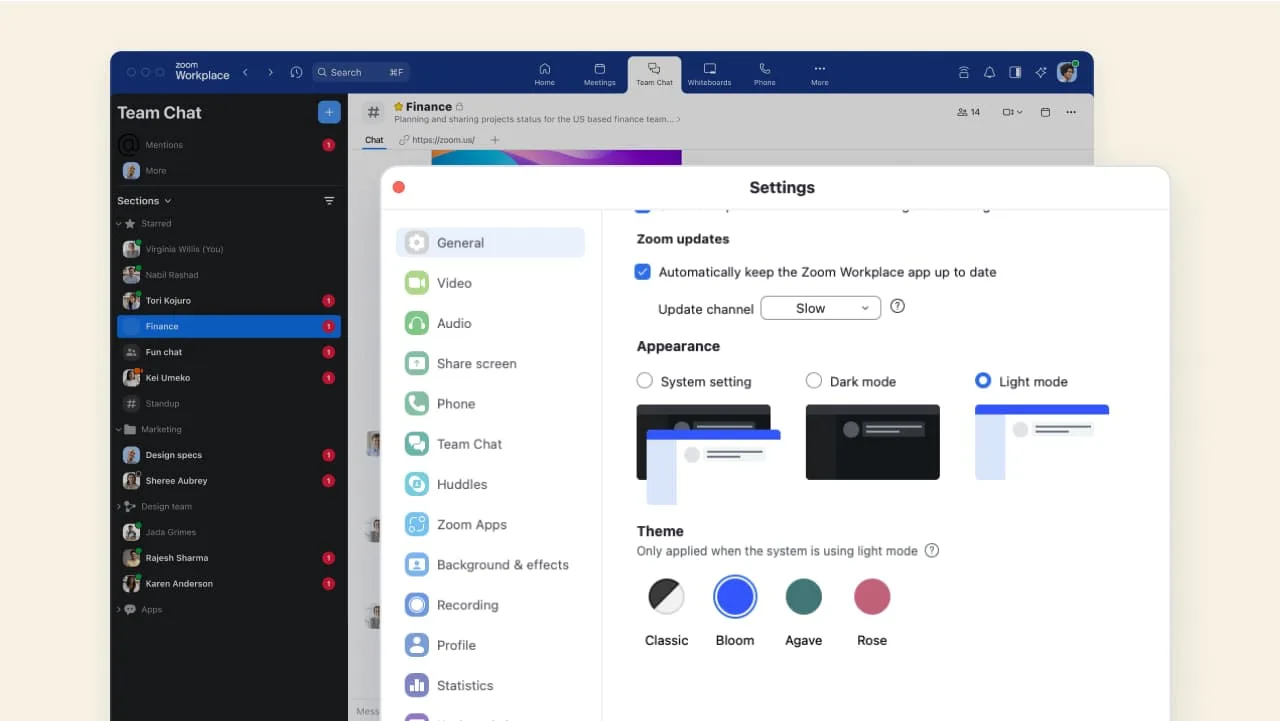Zoom Workplace: Video meetings, team chat, whiteboards and phone in one app, with an AI Companion for summaries (3 of 8)