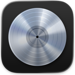 Logo of Logic Pro: Apple's music production app for recording, beat-making, mixing and mastering